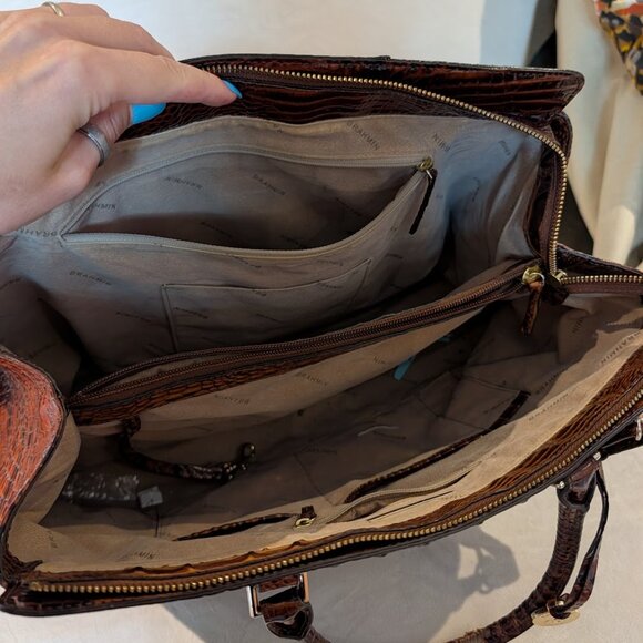 Brahmin Purse brown - Small Finley - Picture 7 of 11